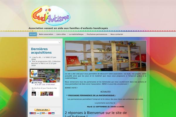 ludautisme.org site used Ludautisme25