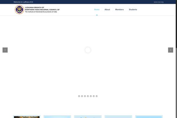 WordPress website example screenshot