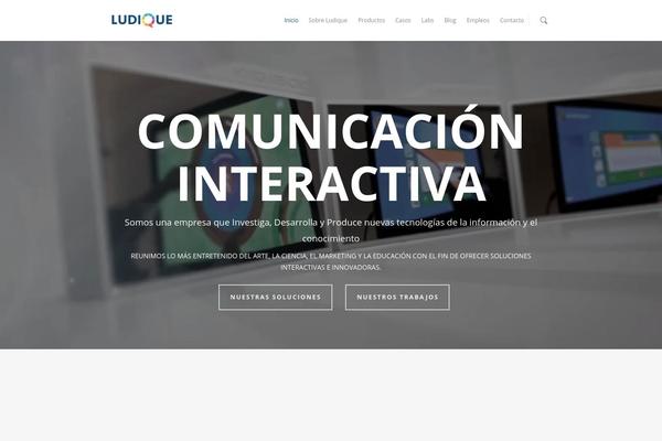 ludique theme websites examples