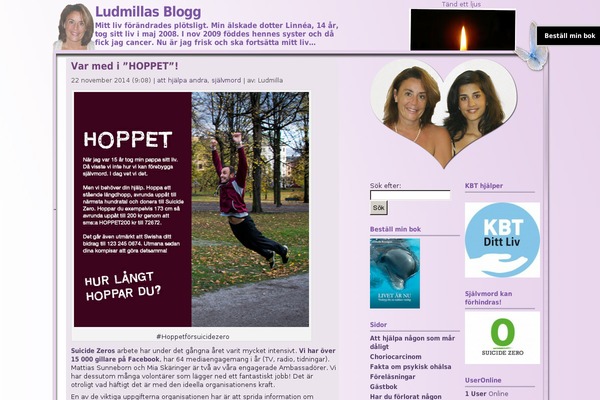 ludmilla.se site used Ludmilla-purple