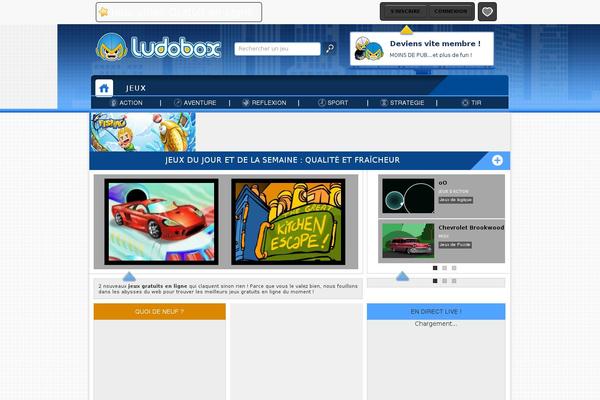 ludobox.fr site used Jeux