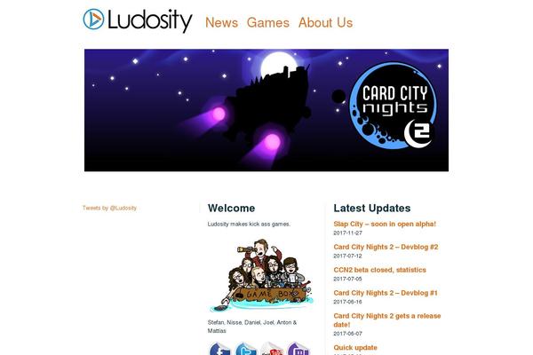 ludosity.com site used Ludosity