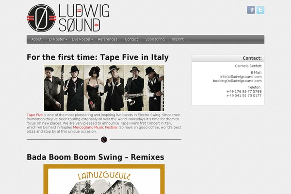 WordPress website example screenshot