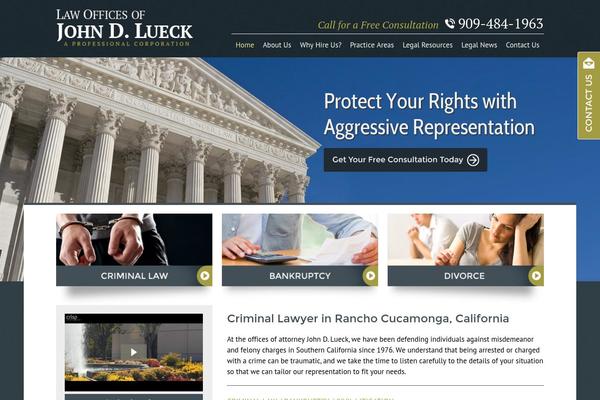 luecklaw.com site used Lueck-2018