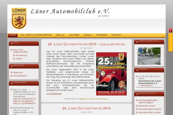 luener-automobilclub.de site used Lac-theme2