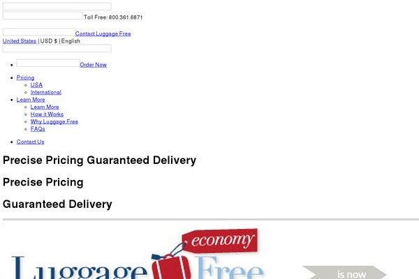 luggagefreeeconomy.com site used Luggage