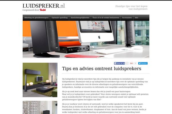 luidspreker.nl site used Magazine-basic-v3