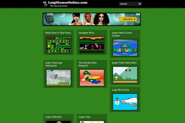 luigigamesonline.com site used Luigi