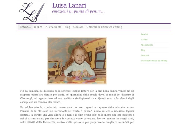 luisalanari.it site used Clear Line