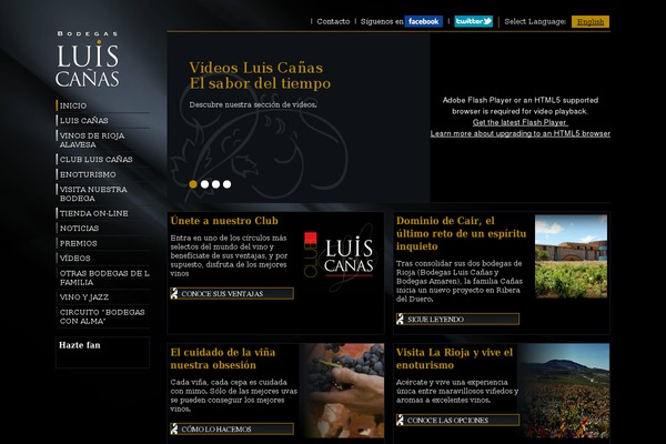 luiscanas.com site used Luiscanas