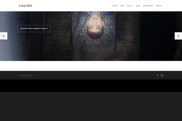 WordPress website example screenshot