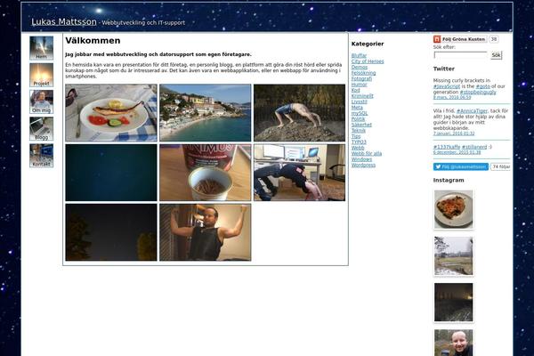 WordPress website example screenshot