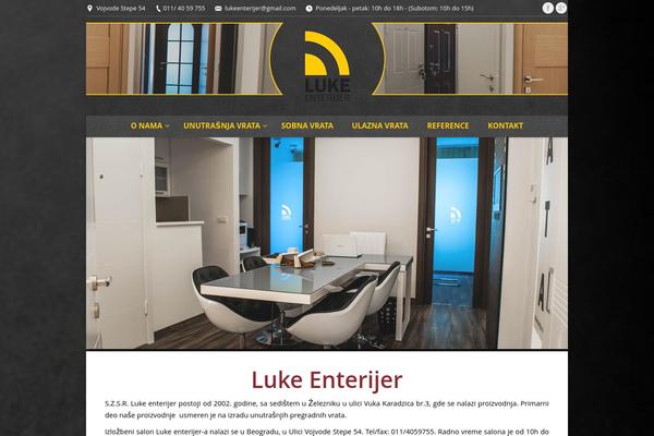 The7 theme site design template sample