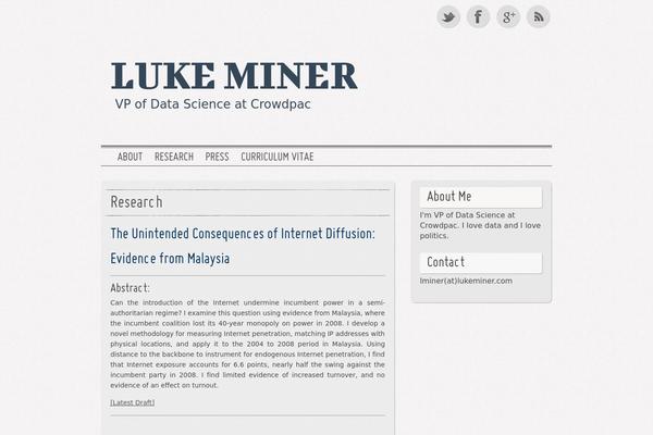 lukeminer.com site used Grisaille