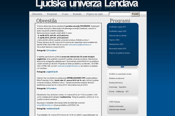 WordPress website example screenshot