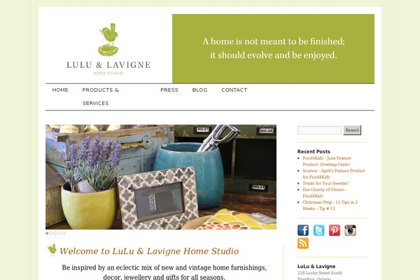 luluandlavigne.com site used Lulu