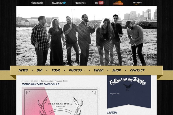 IndieFest theme site design template sample