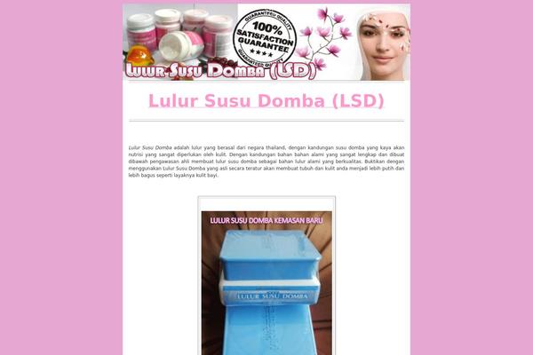 lulursusudomba.com site used Wordpressminisite-style3-red