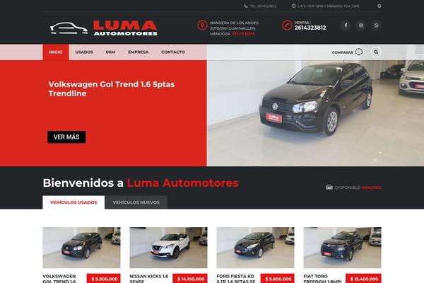 lumaautomotores.com.ar site used Luma-child