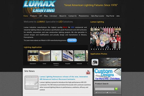 lumaxlighting.com site used Lumax