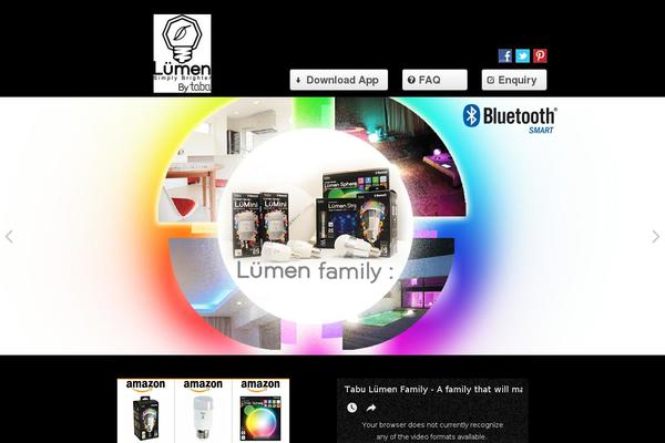 Lumen theme site design template sample