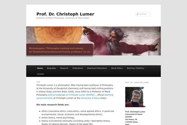 WordPress website example screenshot