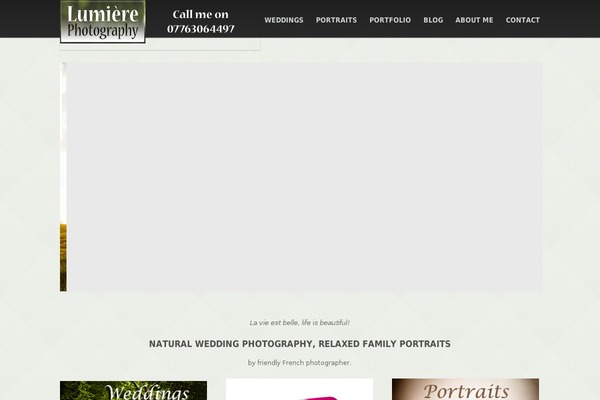 WordPress website example screenshot