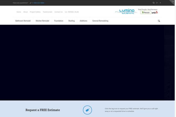 luminabuildersinc.com site used BeTheme