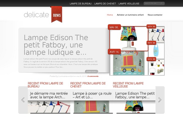 luminaires-enfant.fr site used DelicateNews