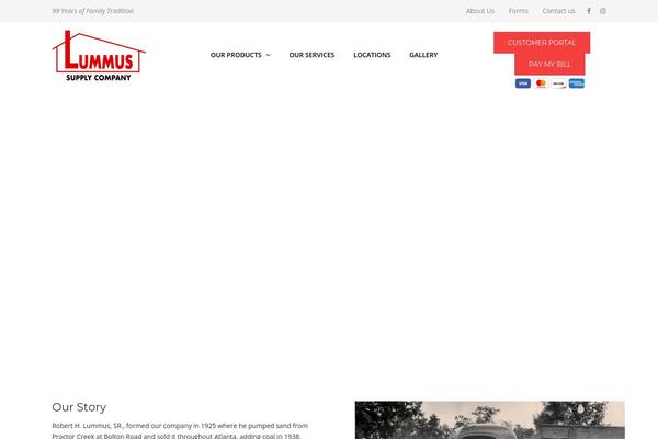 TheBuilt theme site design template sample