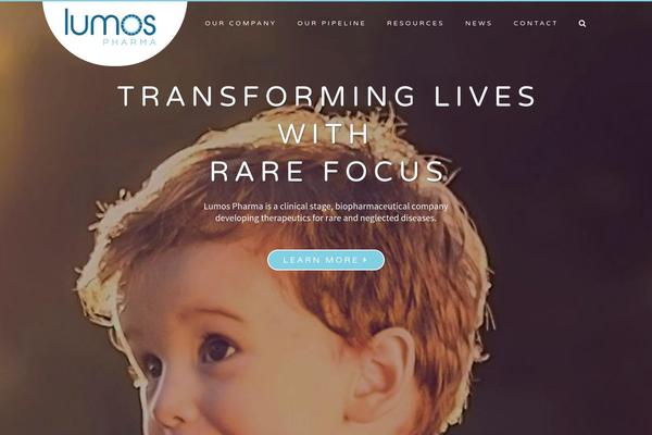 Lumos theme site design template sample