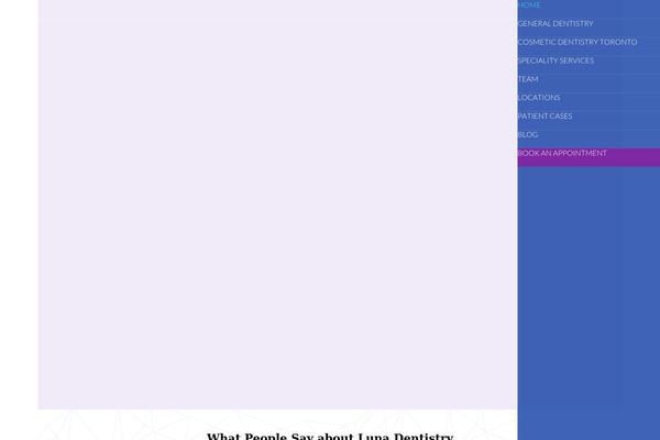 WordPress website example screenshot