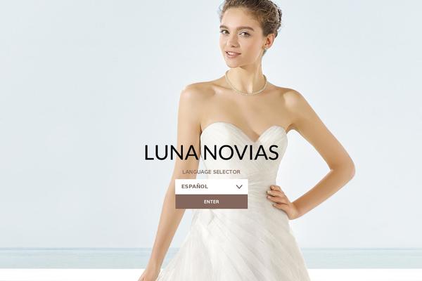 lunanovias.com site used Rosaclara