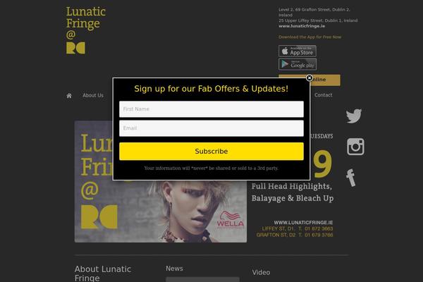 lunaticfringe.ie site used Duotive-fortune-black