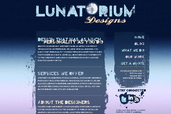 lunatorium.com site used Twilight