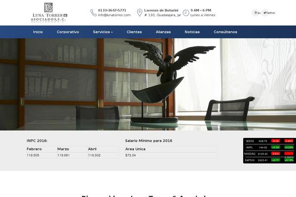 WordPress website example screenshot