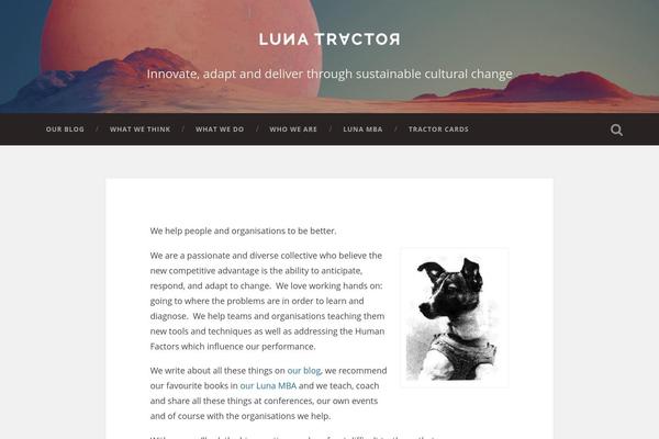 WordPress website example screenshot