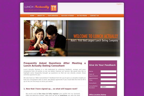 lunchactuallyreviews.com site used Lunchactually_v2