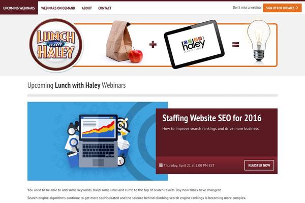 lunchwithhaley.com site used Lwh-2015