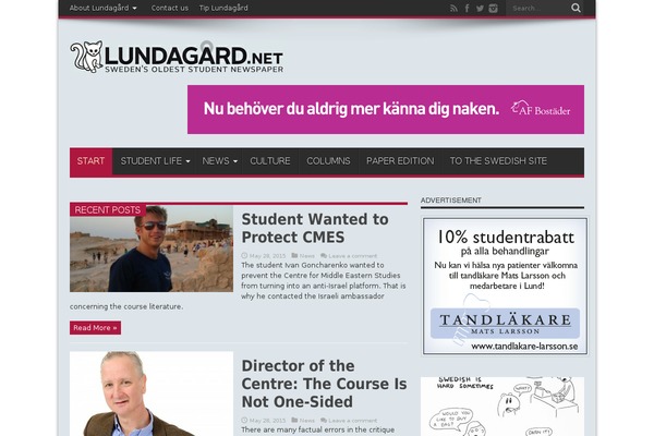lundagard.net site used Jarida