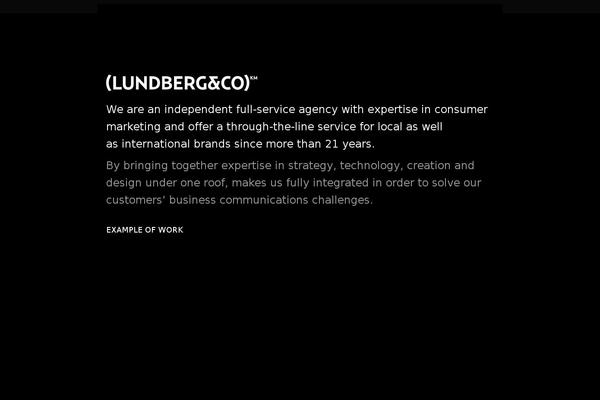 lundberg-co.com site used Lundberg