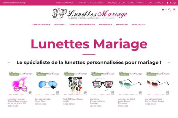 lunettesmariage.com site used Lunettes