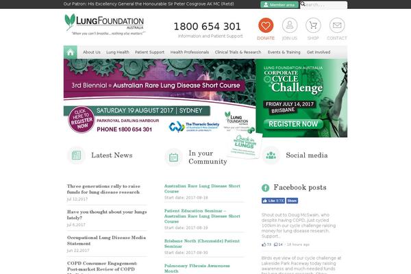 lungfoundation.com.au site used Lungfoundation-main