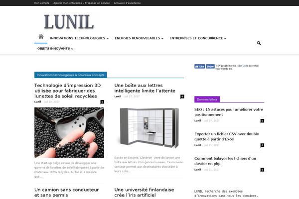 lunil.com site used Newspaper7
