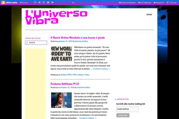 luniversovibra.altervista.org site used Altervista Theme