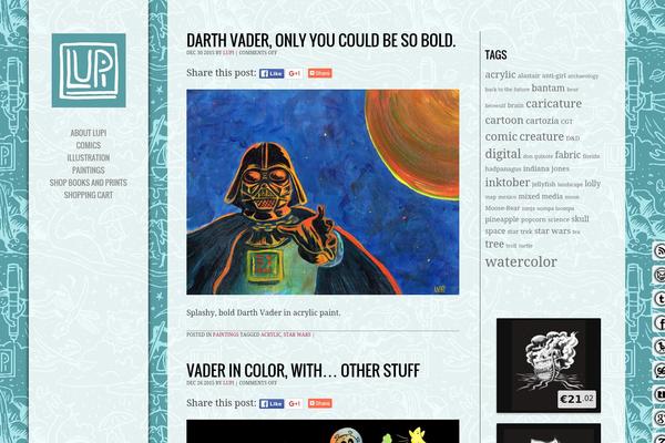 WordPress website example screenshot