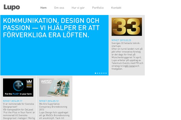 lupodesign.se site used Lupo