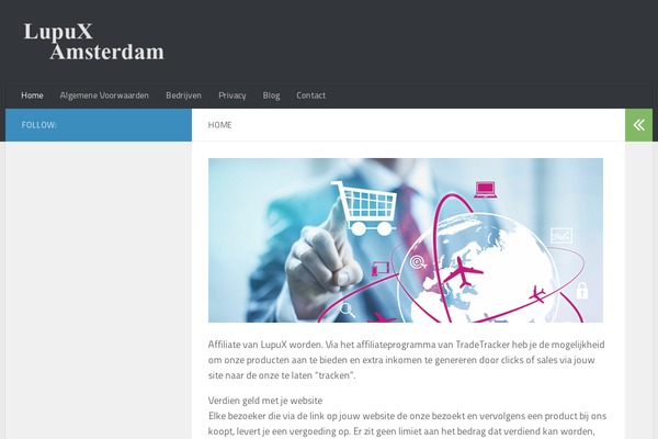 Hueman theme site design template sample