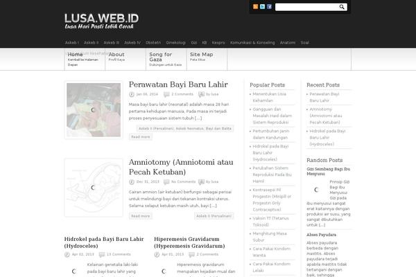 WordPress website example screenshot