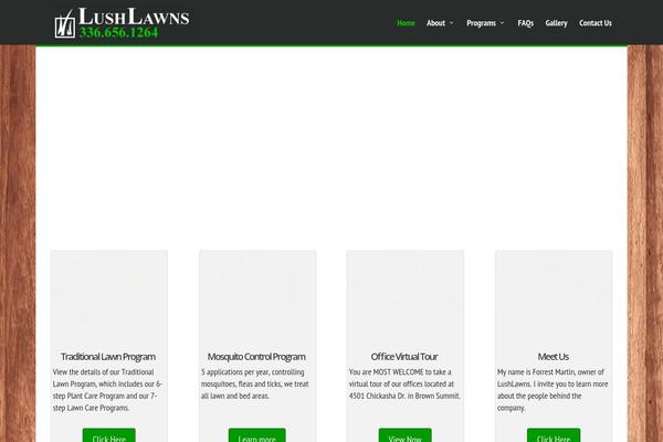lushlawns.net site used Divi-child-theme